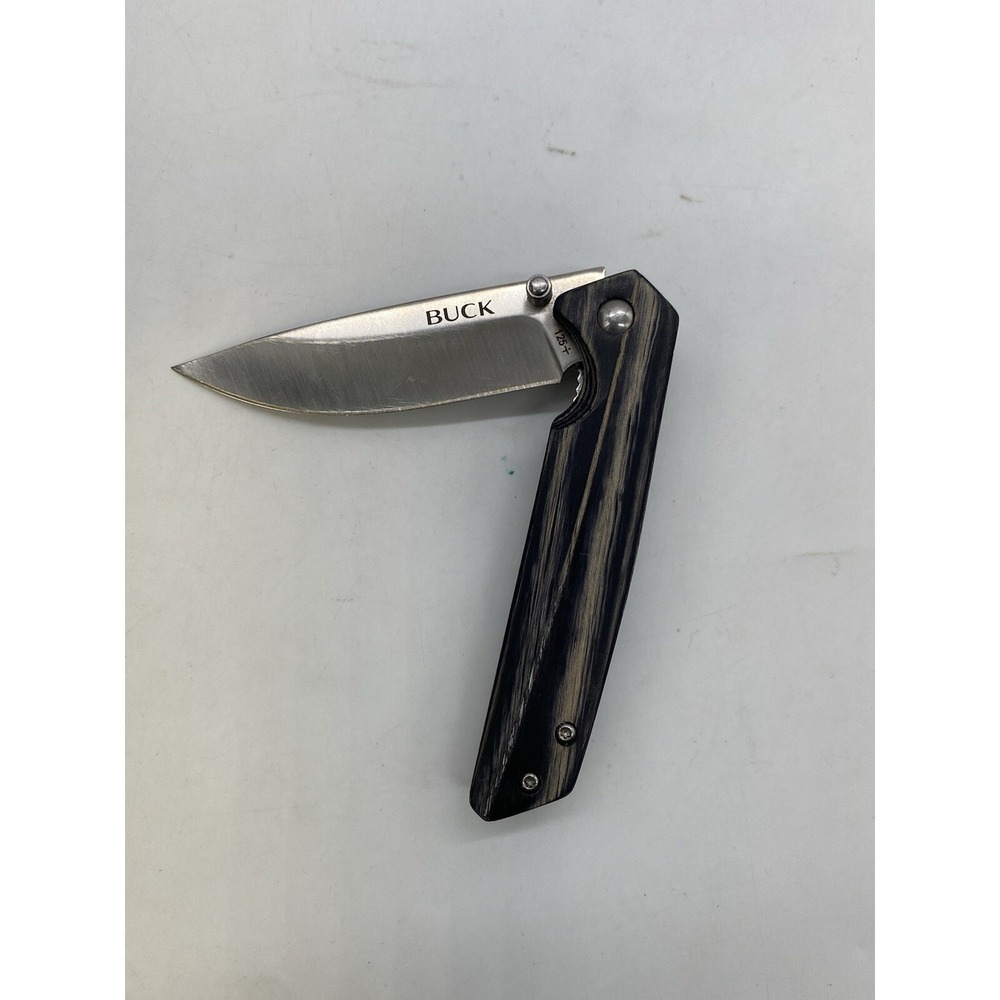 BUCK 125 Pocket Knife No Sheath Stainless Clean Good Condition READ